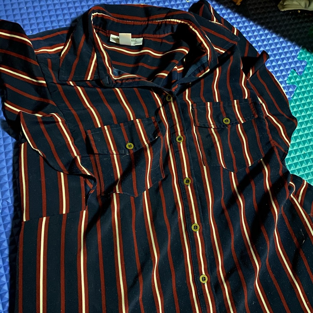 Stripped maternity t-shirt dress